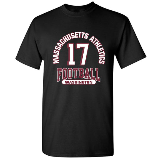 UMass - NCAA Football : Jerry Washington - Classic Fashion Shersey T-Shirt-0
