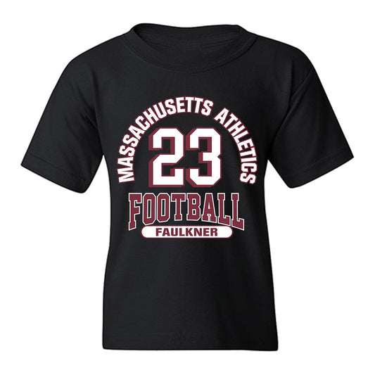 UMass - NCAA Football : Elijah Faulkner - Classic Fashion Shersey Youth T-Shirt-0