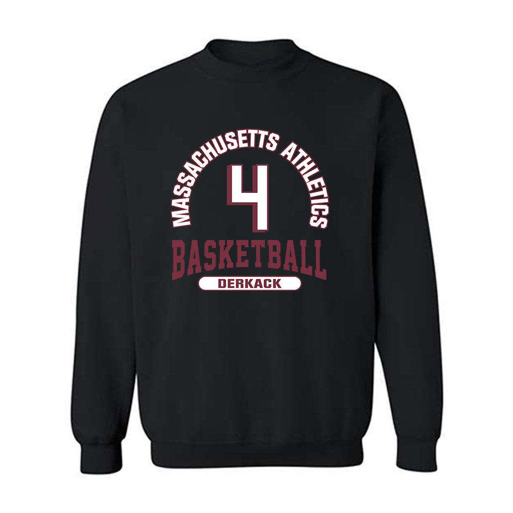 UMass - NCAA Women's Basketball : Taylor Derkack - Classic Fashion Shersey Crewneck Sweatshirt-0