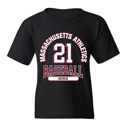 UMass - NCAA Baseball : Kai Giro - Classic Fashion Shersey Youth T-Shirt-0