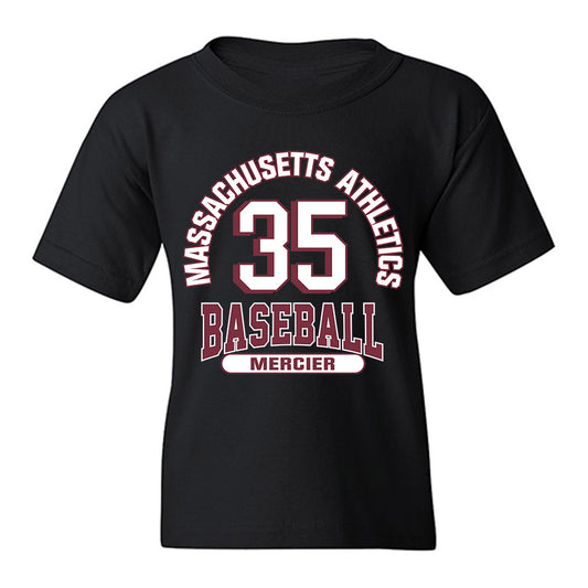 UMass - NCAA Baseball : Brayden Mercier - Classic Fashion Shersey Youth T-Shirt-0