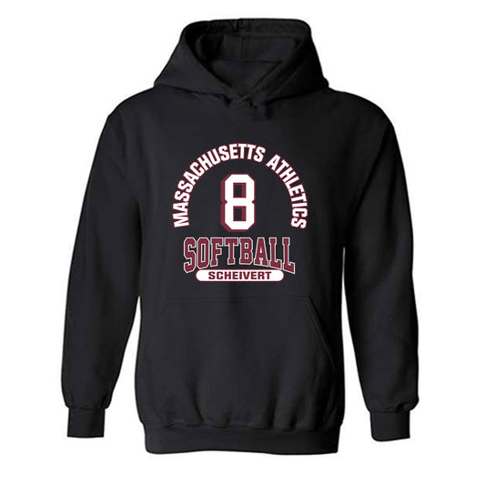 UMass - NCAA Softball : Lillie Scheivert - Classic Fashion Shersey Hooded Sweatshirt-0