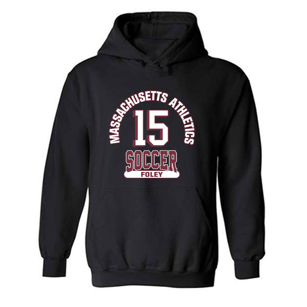 UMass - NCAA Women's Soccer : Sophia Foley - Classic Fashion Shersey Hooded Sweatshirt-0