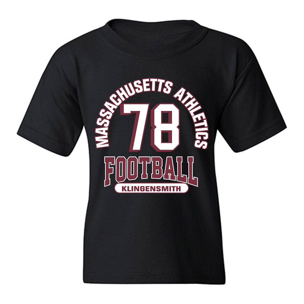 UMass - NCAA Football : Greg Klingensmith - Classic Fashion Shersey Youth T-Shirt-0