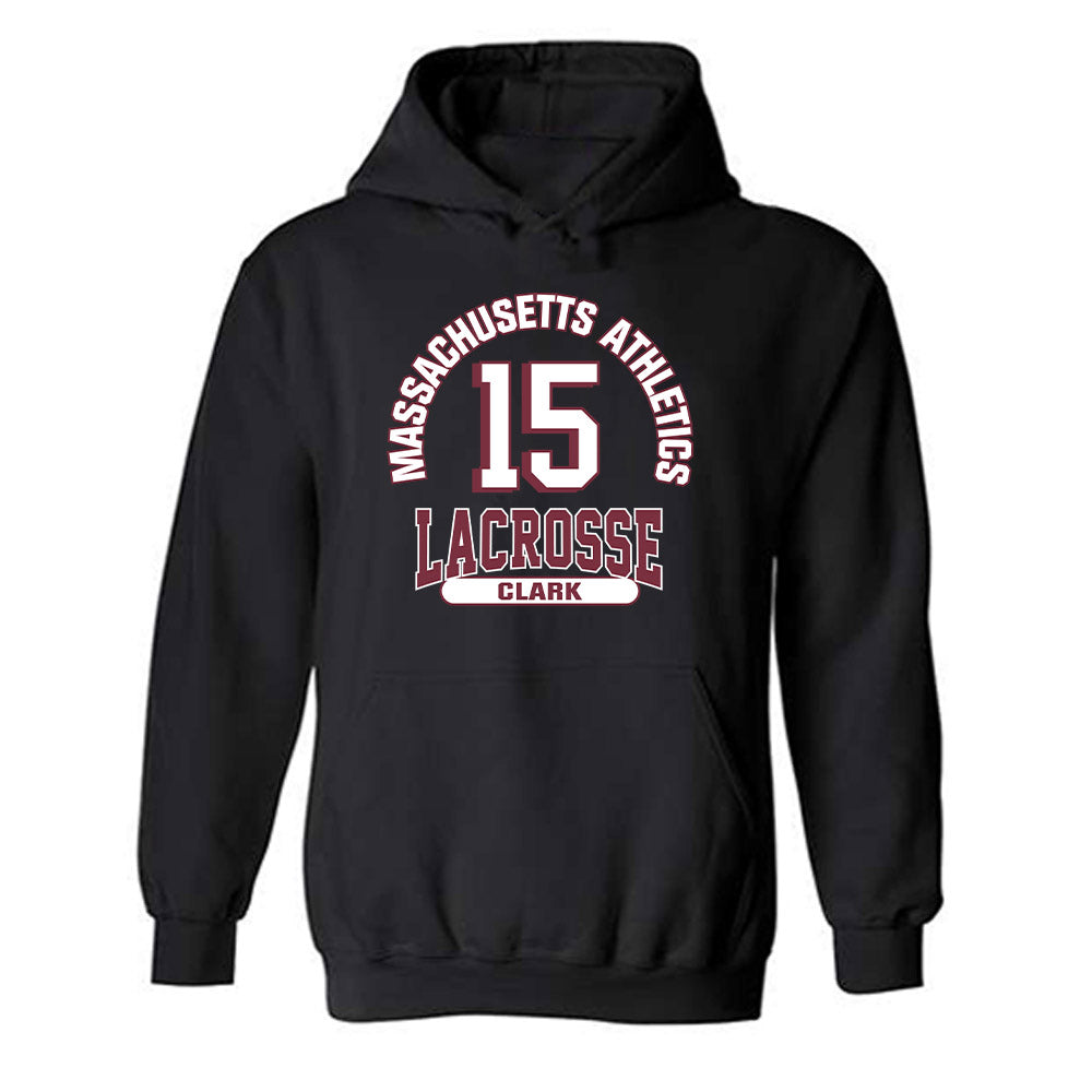UMass - NCAA Women's Lacrosse : Heather Clark - Classic Fashion Shersey Hooded Sweatshirt-0