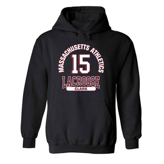 UMass - NCAA Women's Lacrosse : Heather Clark - Classic Fashion Shersey Hooded Sweatshirt-0