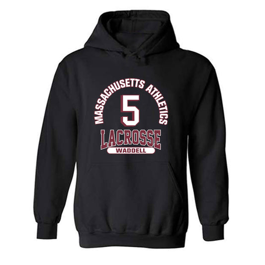 UMass - NCAA Men's Lacrosse : Jimmy Waddell - Classic Fashion Shersey Hooded Sweatshirt-0
