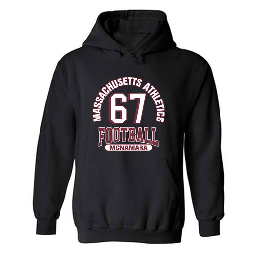 UMass - NCAA Football : William McNamara - Classic Fashion Shersey Hooded Sweatshirt-0