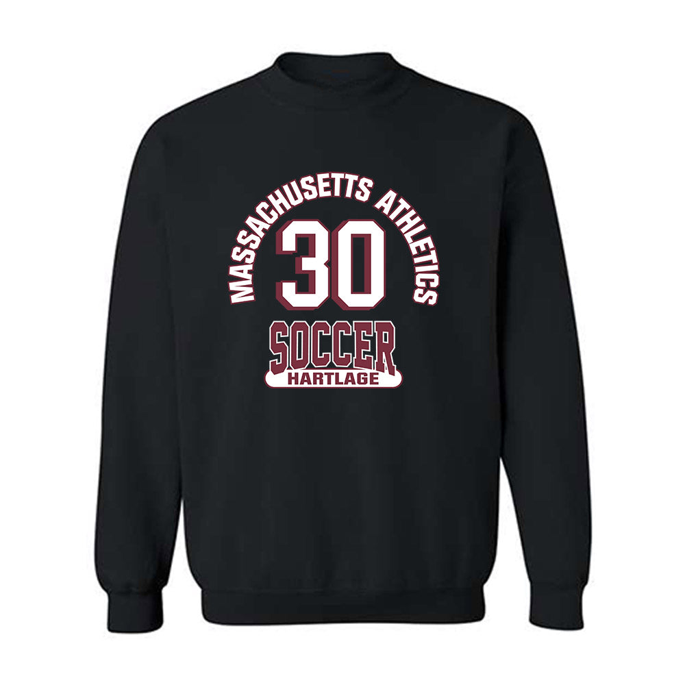 UMass - NCAA Men's Soccer : Crew Hartlage - Classic Fashion Shersey Crewneck Sweatshirt-0