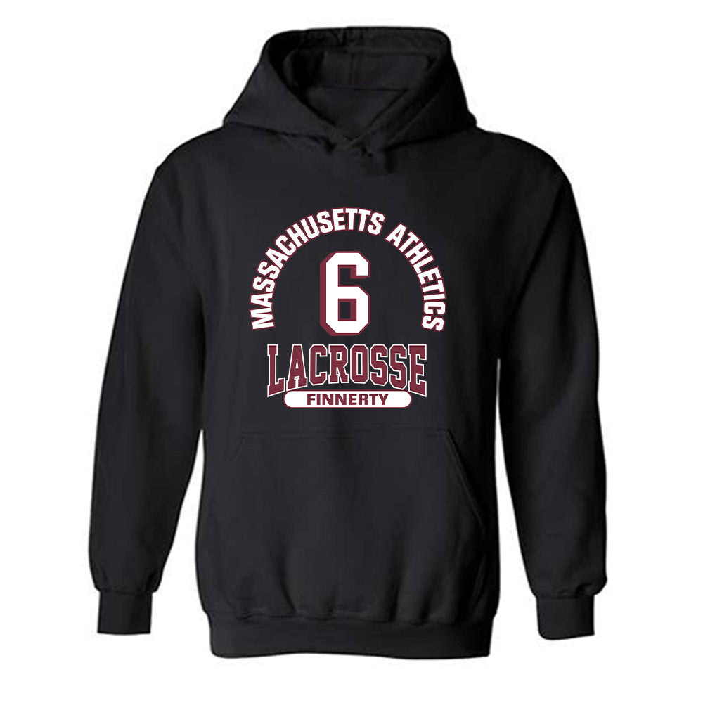 UMass - NCAA Men's Lacrosse : Michael Finnerty - Classic Fashion Shersey Hooded Sweatshirt-0