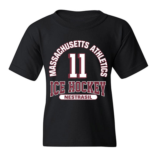 UMass - NCAA Men's Ice Hockey : Vaclav Nestrasil - Classic Fashion Shersey Youth T-Shirt-0