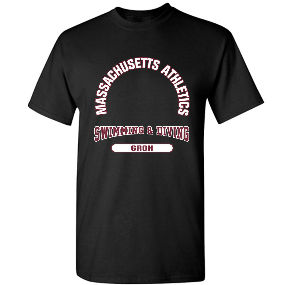 UMass - NCAA Men's Swimming & Diving : Bode Groh - Classic Fashion Shersey T-Shirt-0