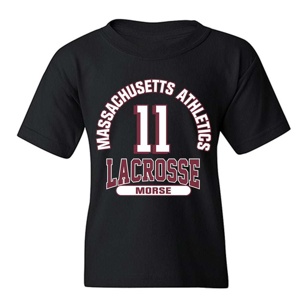 UMass - NCAA Men's Lacrosse : Will Morse - Classic Fashion Shersey Youth T-Shirt-0