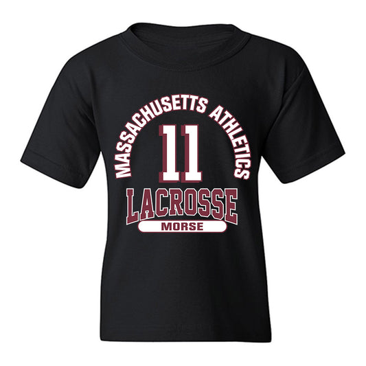 UMass - NCAA Men's Lacrosse : Will Morse - Classic Fashion Shersey Youth T-Shirt-0