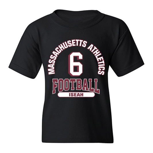 UMass - NCAA Football : Joshua Iseah - Classic Fashion Shersey Youth T-Shirt-0