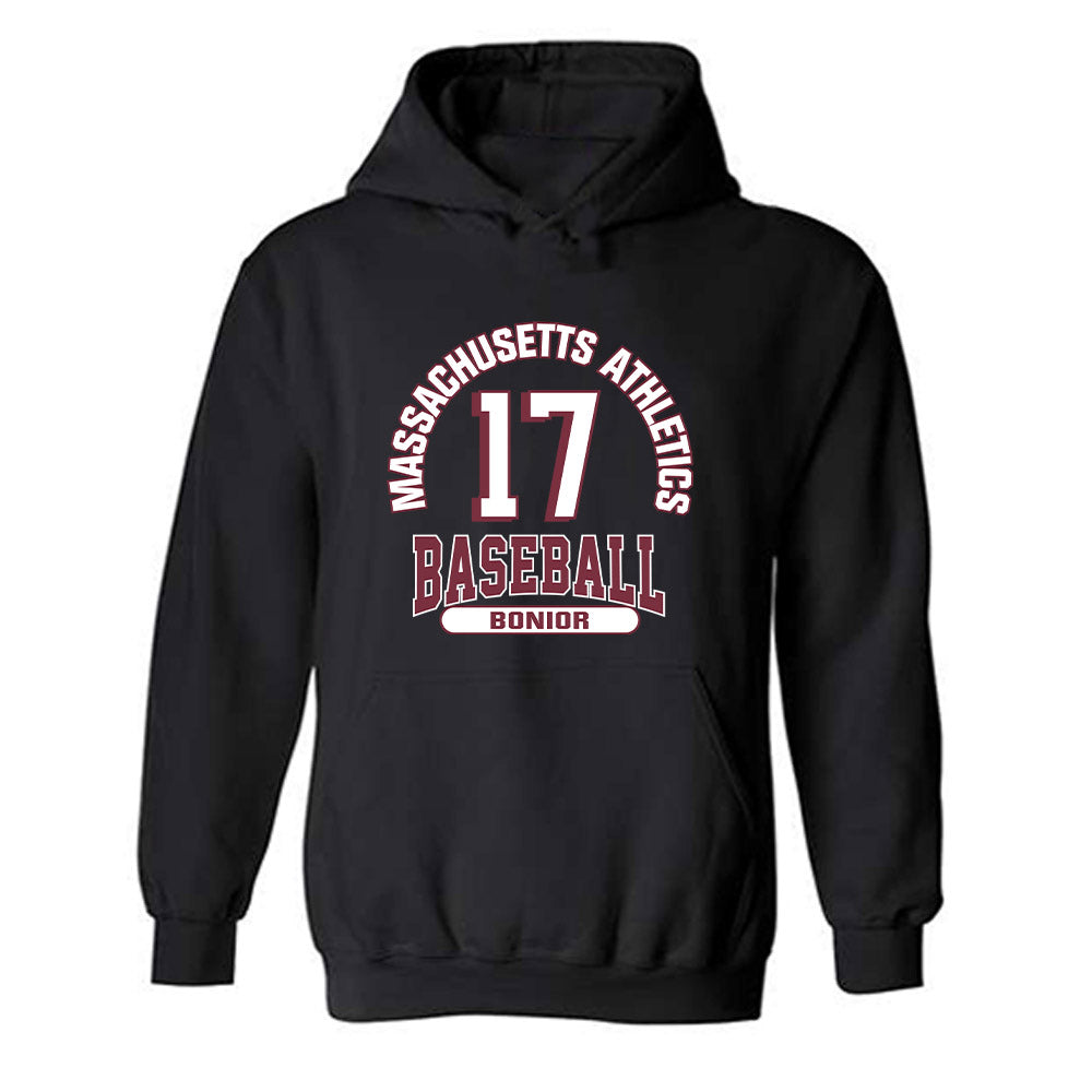 UMass - NCAA Baseball : Vance Bonior - Classic Fashion Shersey Hooded Sweatshirt-0