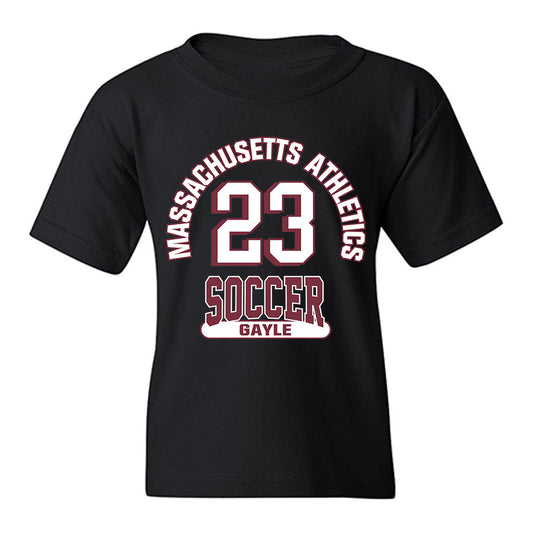 UMass - NCAA Men's Soccer : Taylon Gayle - Classic Fashion Shersey Youth T-Shirt-0