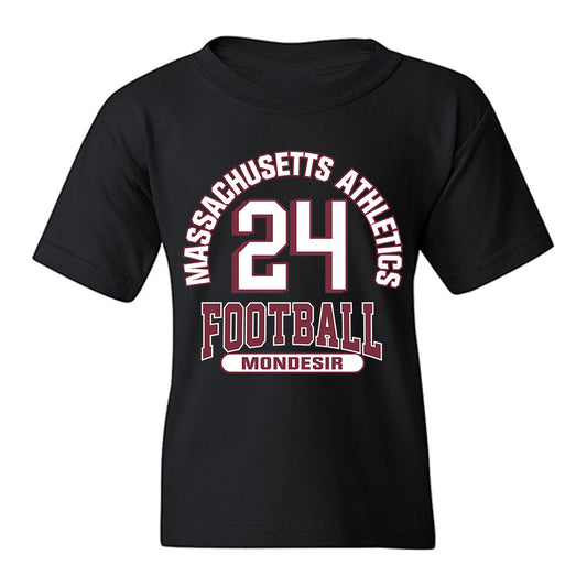 UMass - NCAA Football : Ted Mondesir - Classic Fashion Shersey Youth T-Shirt-0