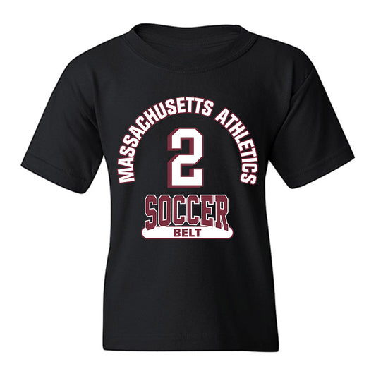 UMass - NCAA Men's Soccer : Quinn Belt - Classic Fashion Shersey Youth T-Shirt-0