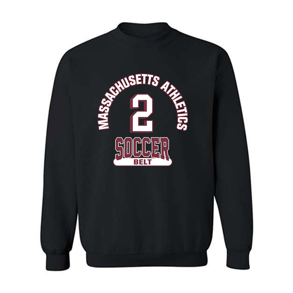 UMass - NCAA Men's Soccer : Quinn Belt - Classic Fashion Shersey Crewneck Sweatshirt-0