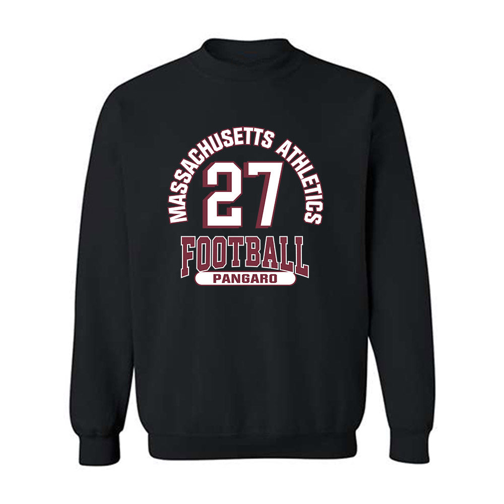 UMass - NCAA Football : Michael Pangaro - Classic Fashion Shersey Crewneck Sweatshirt