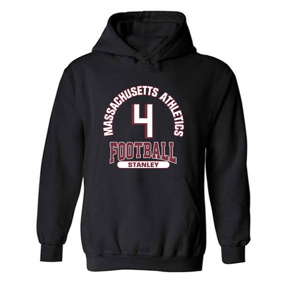 UMass - NCAA Football : Chris Stanley - Classic Fashion Shersey Hooded Sweatshirt-0