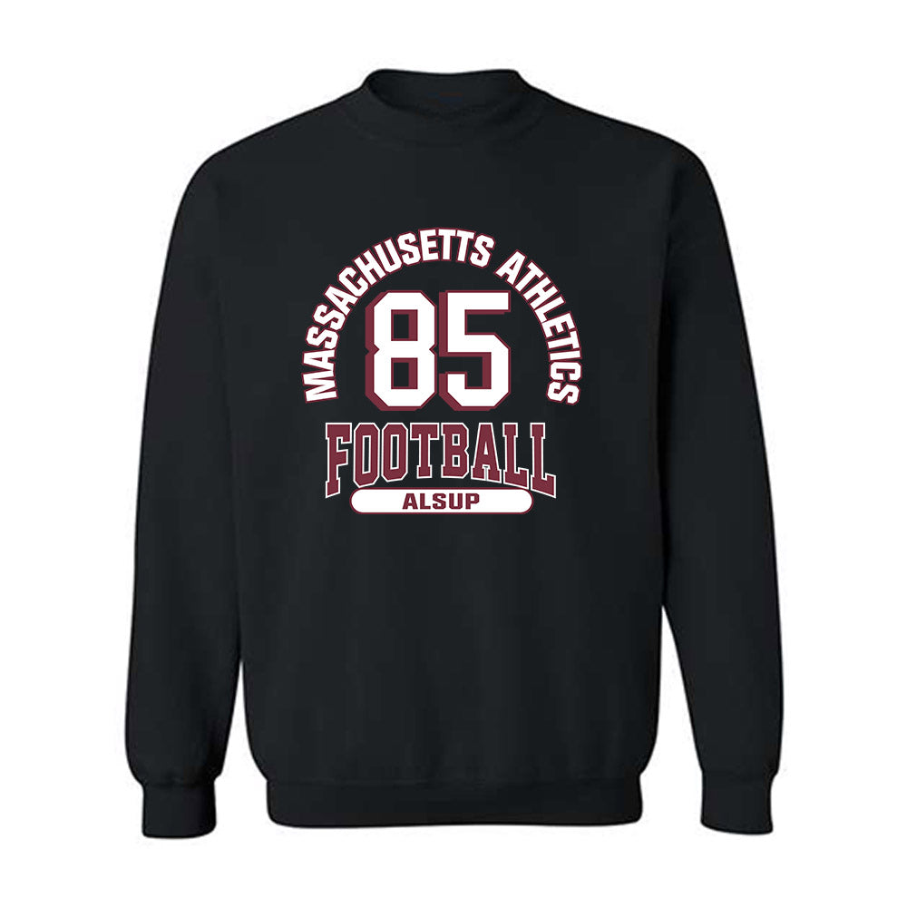 UMass - NCAA Football : Drew Alsup - Classic Fashion Shersey Crewneck Sweatshirt-0