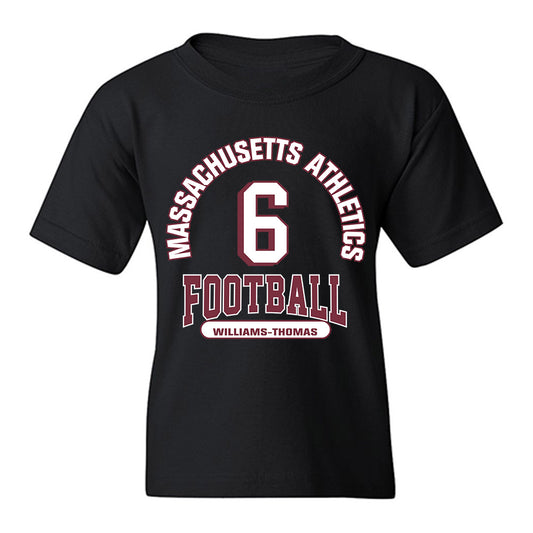UMass - NCAA Football : Justin Williams-Thomas - Classic Fashion Shersey Youth T-Shirt-0