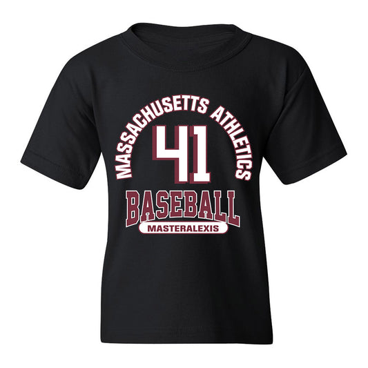 UMass - NCAA Baseball : Justin Masteralexis - Classic Fashion Shersey Youth T-Shirt