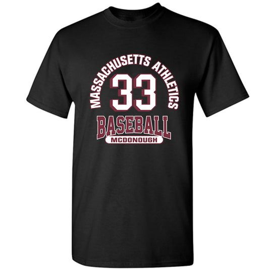 UMass - NCAA Baseball : Bobby McDonough - Classic Fashion Shersey T-Shirt-0