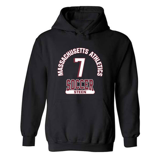 UMass - NCAA Women's Soccer : Kaila Steen - Classic Fashion Shersey Hooded Sweatshirt-0