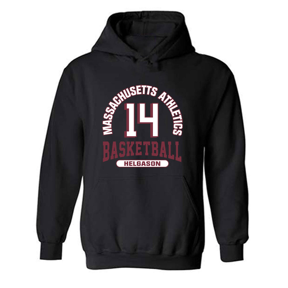 UMass - NCAA Men's Basketball : Heimir Helgason - Classic Fashion Shersey Hooded Sweatshirt-0