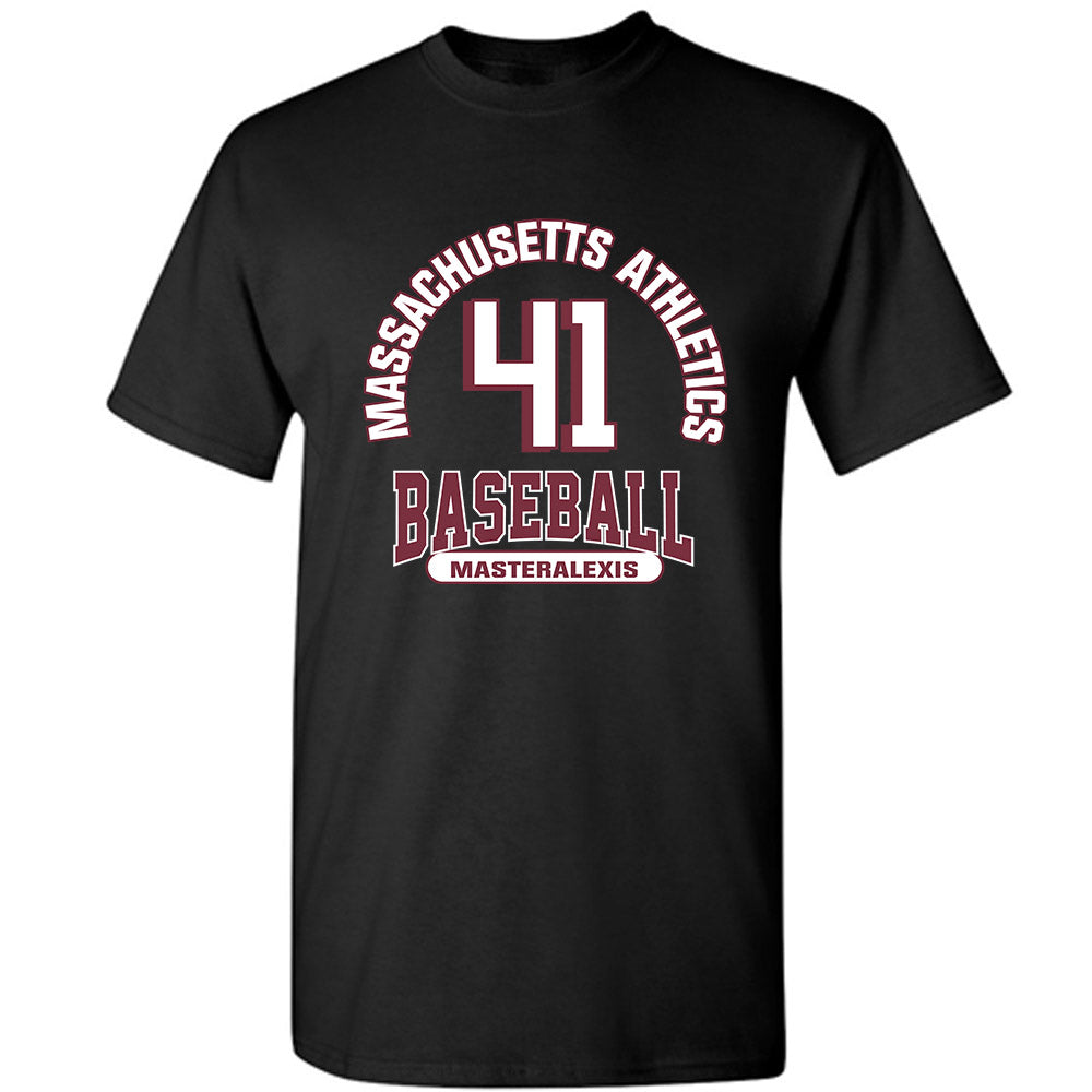 UMass - NCAA Baseball : Justin Masteralexis - Classic Fashion Shersey T-Shirt-0