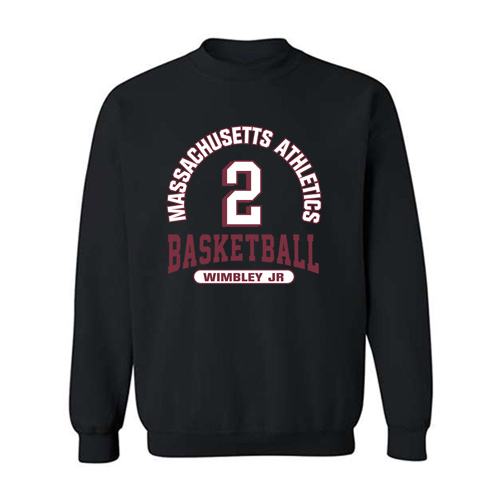 UMass - NCAA Men's Basketball : Dwayne Wimbley jr - Classic Fashion Shersey Crewneck Sweatshirt-0