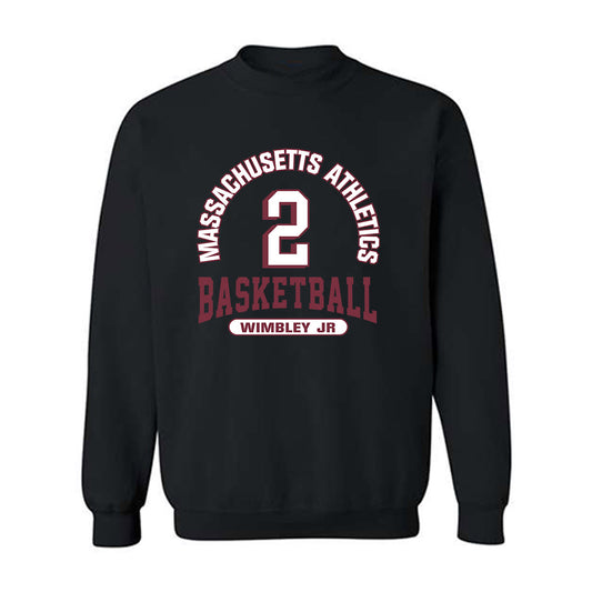 UMass - NCAA Men's Basketball : Dwayne Wimbley jr - Classic Fashion Shersey Crewneck Sweatshirt-0