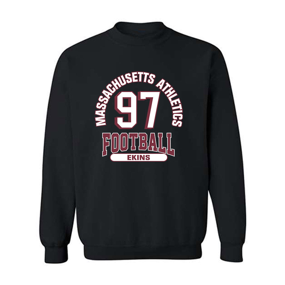 UMass - NCAA Football : Robert Ekins - Classic Fashion Shersey Crewneck Sweatshirt-0
