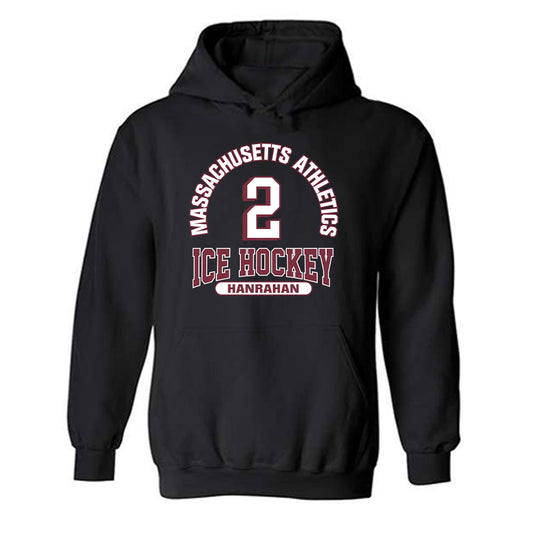 UMass - NCAA Men's Ice Hockey : Coleson Hanrahan - Classic Fashion Shersey Hooded Sweatshirt-0