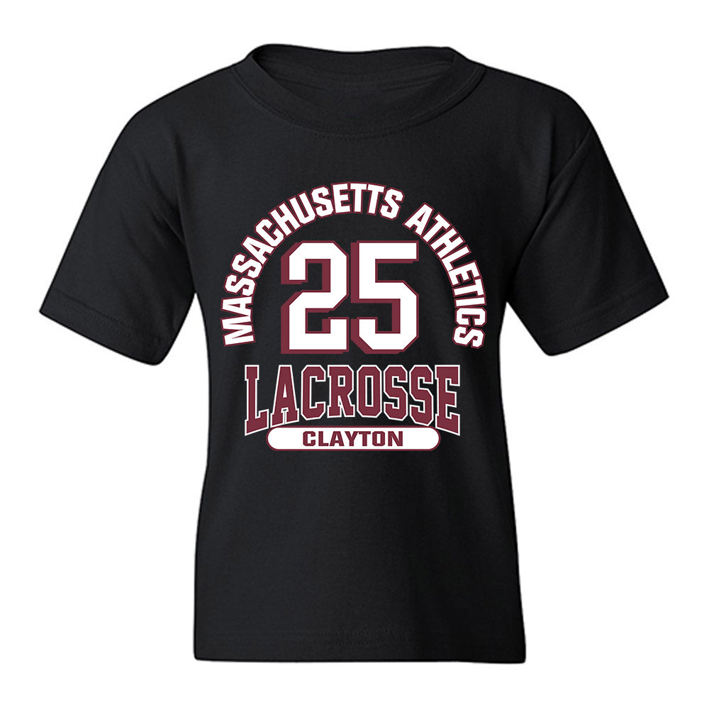 UMass - NCAA Men's Lacrosse : Tyler Clayton - Classic Fashion Shersey Youth T-Shirt-0