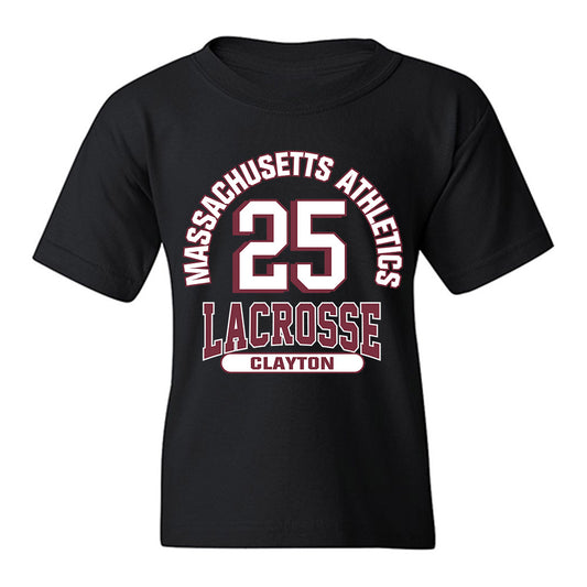 UMass - NCAA Men's Lacrosse : Tyler Clayton - Classic Fashion Shersey Youth T-Shirt-0