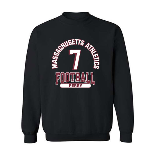 UMass - NCAA Football : Will Perry - Classic Fashion Shersey Crewneck Sweatshirt-0
