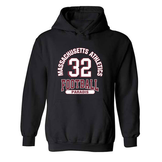 UMass - NCAA Football : Jackson Paradis - Classic Fashion Shersey Hooded Sweatshirt-0