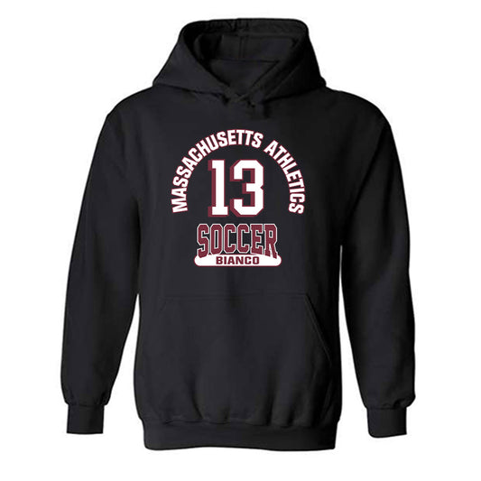 UMass - NCAA Men's Soccer : Joseph Bianco - Classic Fashion Shersey Hooded Sweatshirt-0