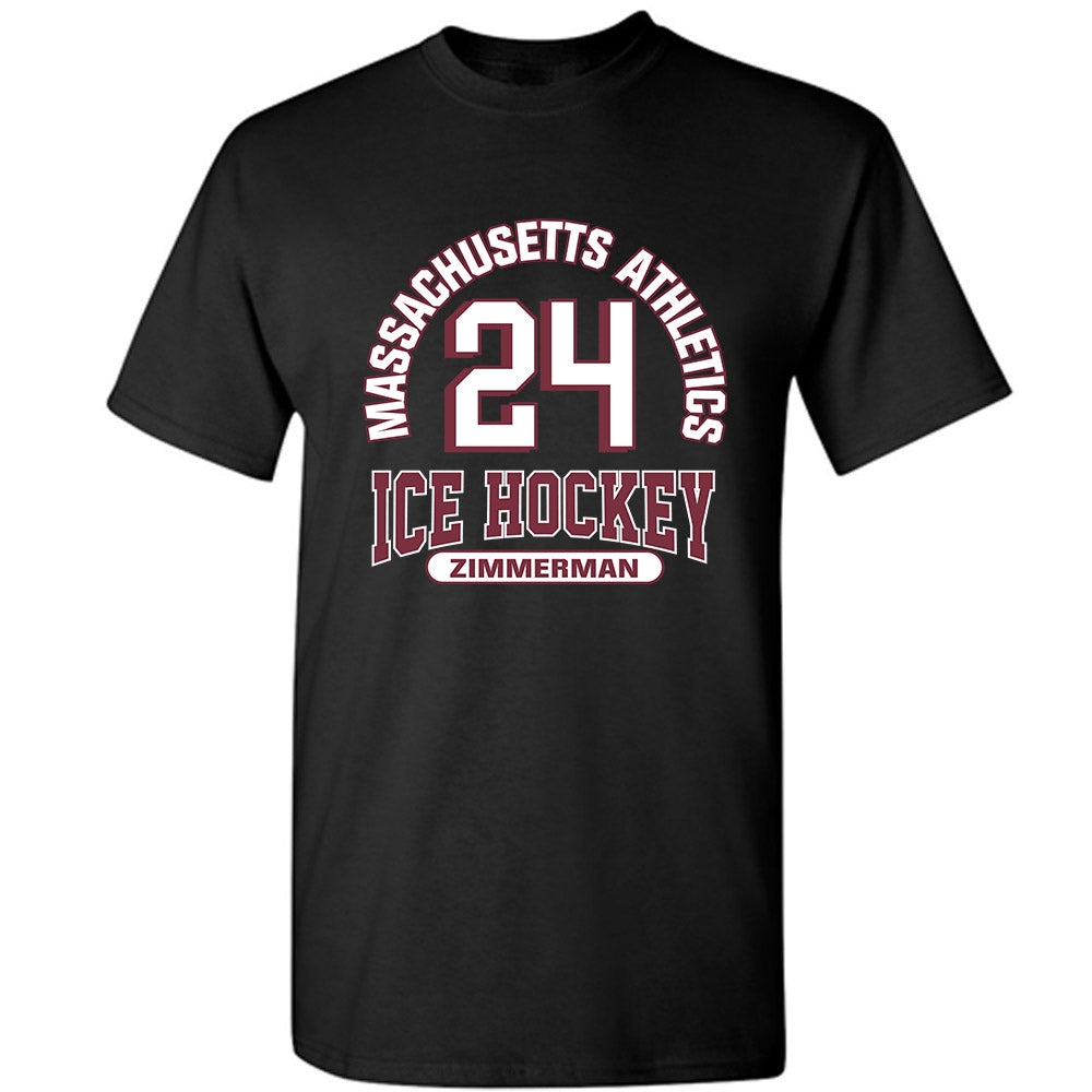UMass - NCAA Men's Ice Hockey : Elias Zimmerman - Classic Fashion Shersey T-Shirt-0