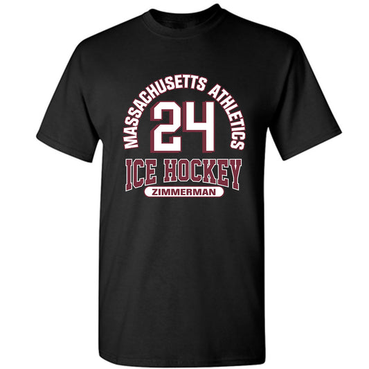UMass - NCAA Men's Ice Hockey : Elias Zimmerman - Classic Fashion Shersey T-Shirt-0