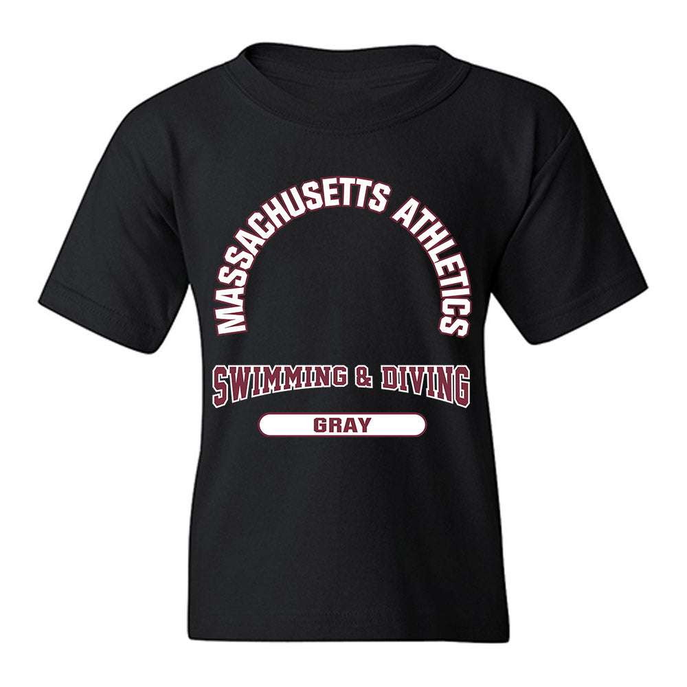 UMass - NCAA Women's Swimming & Diving : Elle Gray - Classic Fashion Shersey Youth T-Shirt-0