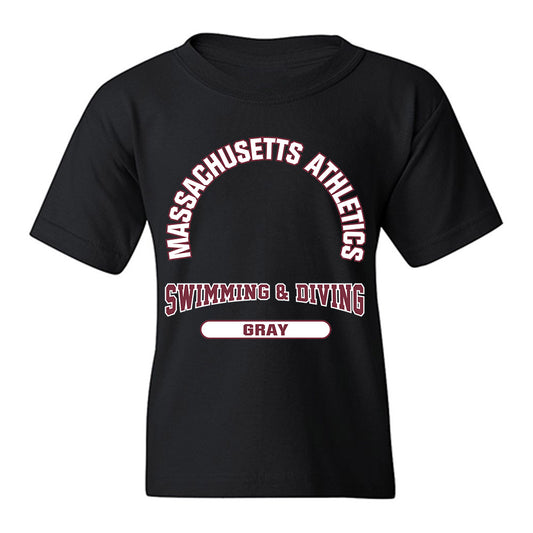 UMass - NCAA Women's Swimming & Diving : Elle Gray - Classic Fashion Shersey Youth T-Shirt-0