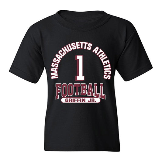 UMass - NCAA Football : Joseph Griffin Jr. - Classic Fashion Shersey Youth T-Shirt-0