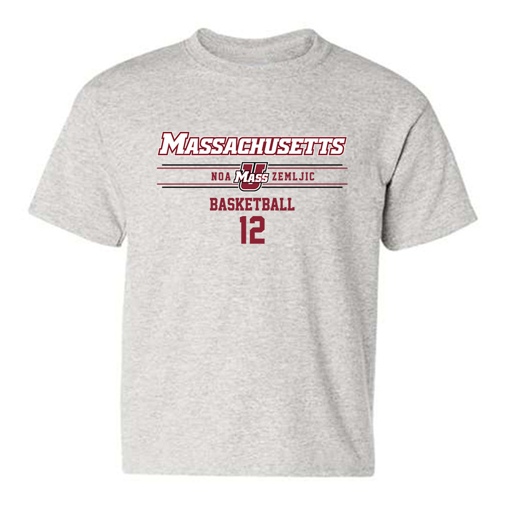 UMass - NCAA Men's Basketball : Noa Zemljic - Classic Fashion Shersey Youth T-Shirt-0