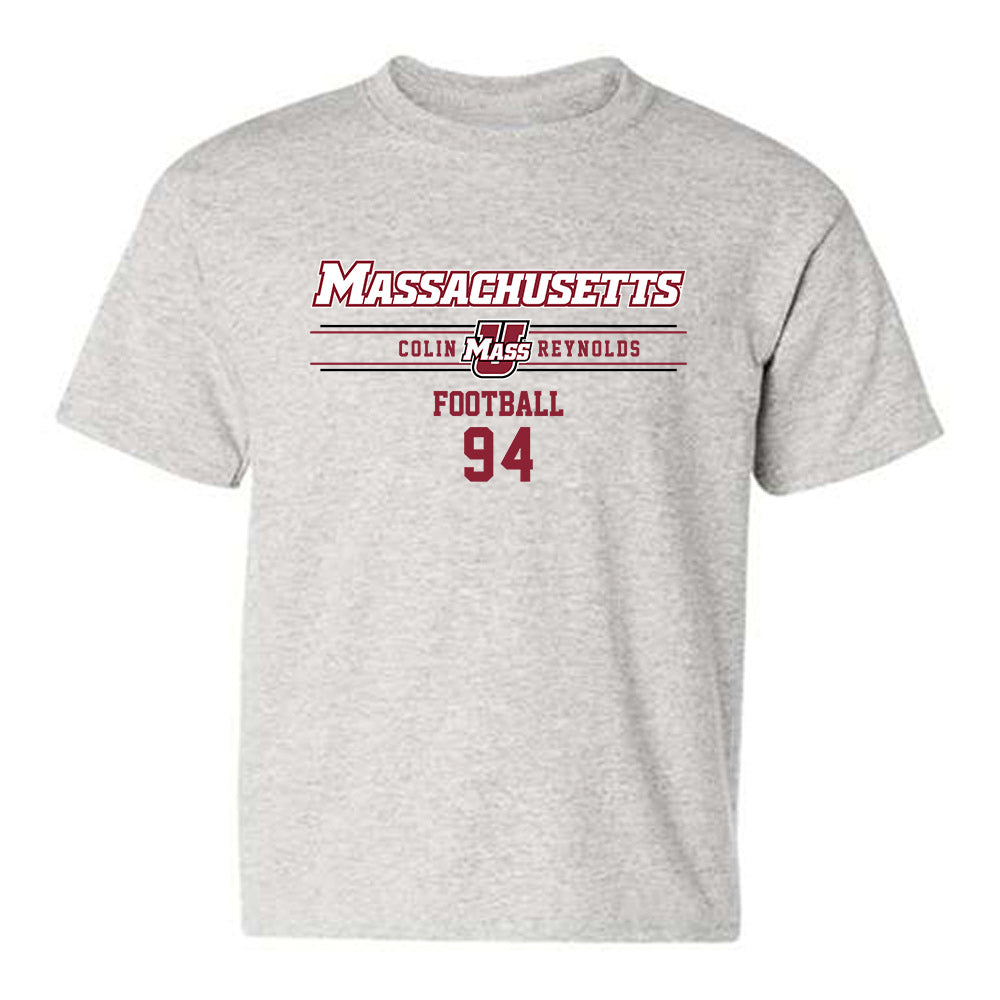 UMass - NCAA Football : Colin Reynolds - Classic Fashion Shersey Youth T-Shirt-0