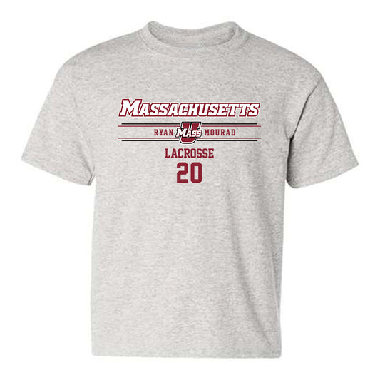 UMass - NCAA Men's Lacrosse : Ryan Mourad - Classic Fashion Shersey Youth T-Shirt-0